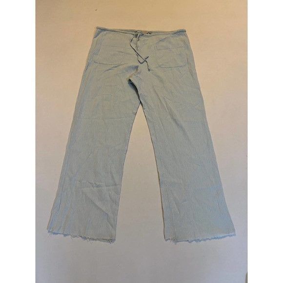 5/ $25  J. Crew Light Blue Cropped Cotton Pants S - Picture 1 of 8